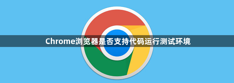 Chrome浏览器是否支持代码运行测试环境1