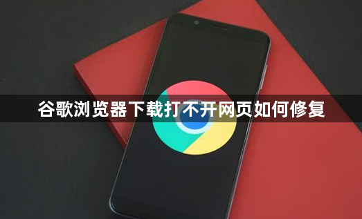 谷歌浏览器下载打不开网页如何修复1