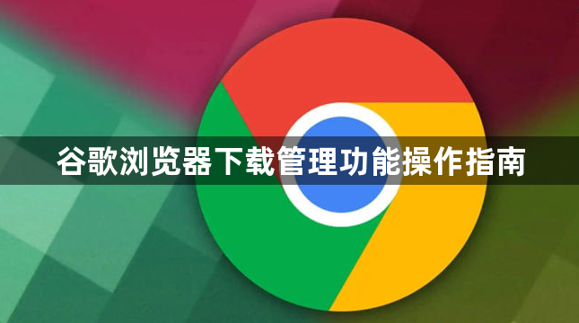谷歌浏览器下载管理功能操作指南1