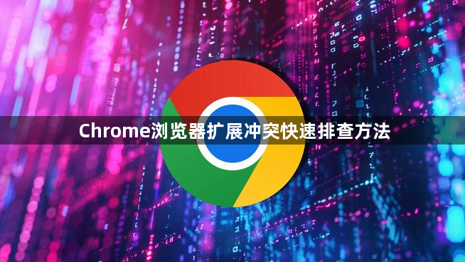 Chrome浏览器扩展冲突快速排查方法1