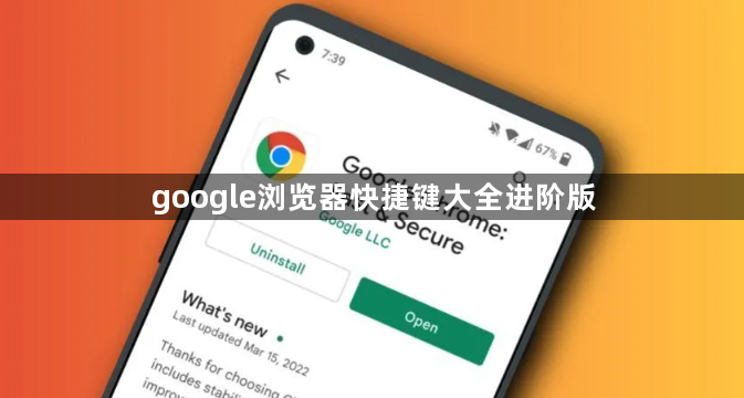google浏览器快捷键大全进阶版1