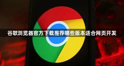 谷歌浏览器官方下载推荐哪些版本适合网页开发1