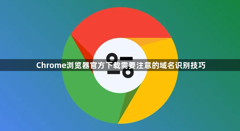 Chrome浏览器官方下载需要注意的域名识别技巧1