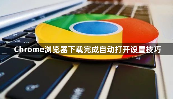 Chrome浏览器下载完成自动打开设置技巧1