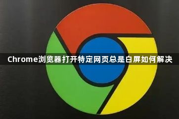 Chrome浏览器打开特定网页总是白屏如何解决1