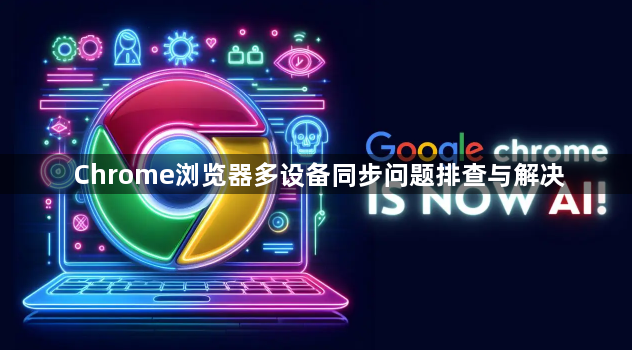 Chrome浏览器多设备同步问题排查与解决1