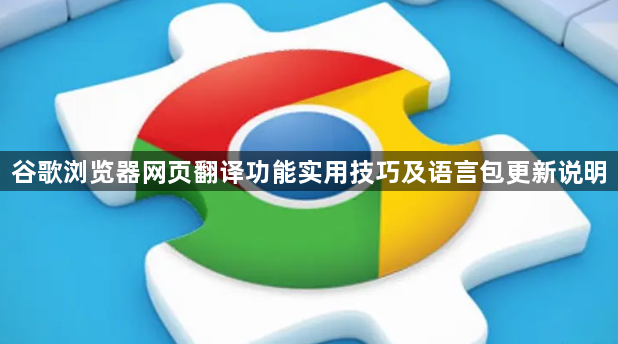 谷歌浏览器网页翻译功能实用技巧及语言包更新说明1