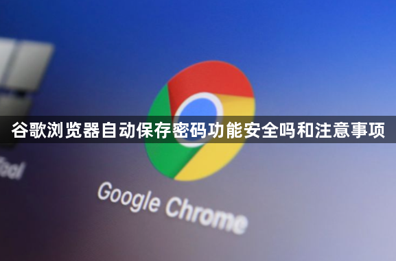 谷歌浏览器自动保存密码功能安全吗和注意事项1