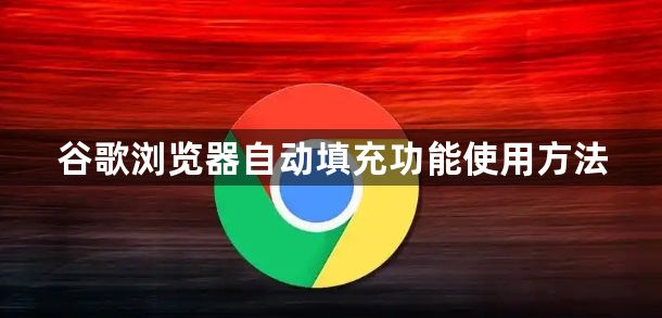 谷歌浏览器自动填充功能使用方法1