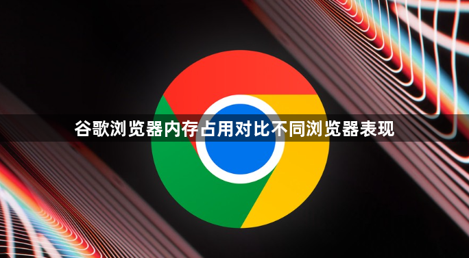 谷歌浏览器内存占用对比不同浏览器表现1
