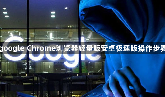 google Chrome浏览器轻量版安卓极速版操作步骤1