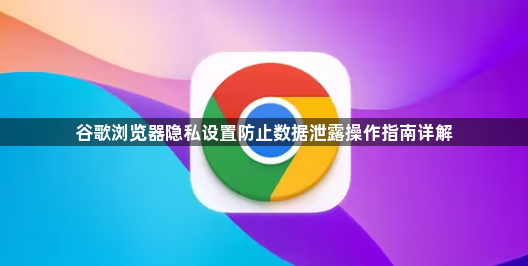 谷歌浏览器隐私设置防止数据泄露操作指南详解1