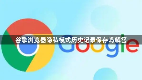谷歌浏览器隐私模式历史记录保存吗解答1