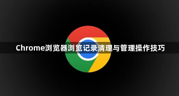 Chrome浏览器浏览记录清理与管理操作技巧1