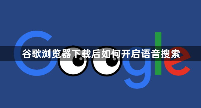 谷歌浏览器下载后如何开启语音搜索1