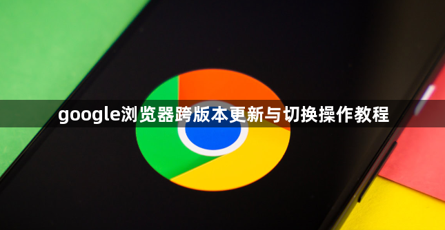 google浏览器跨版本更新与切换操作教程1