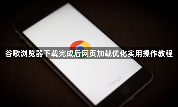 谷歌浏览器下载完成后网页加载优化实用操作教程1