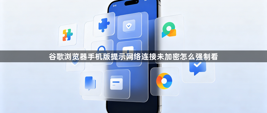 谷歌浏览器手机版提示网络连接未加密怎么强制看1