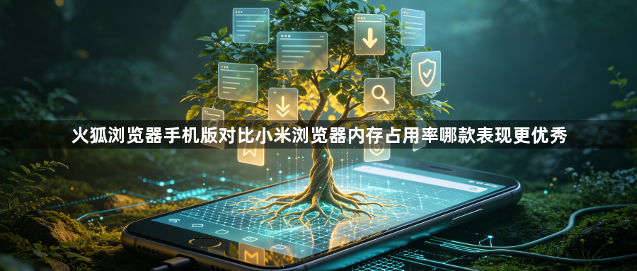 火狐浏览器手机版对比小米浏览器内存占用率哪款表现更优秀1