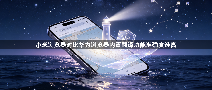 小米浏览器对比华为浏览器内置翻译功能准确度谁高1