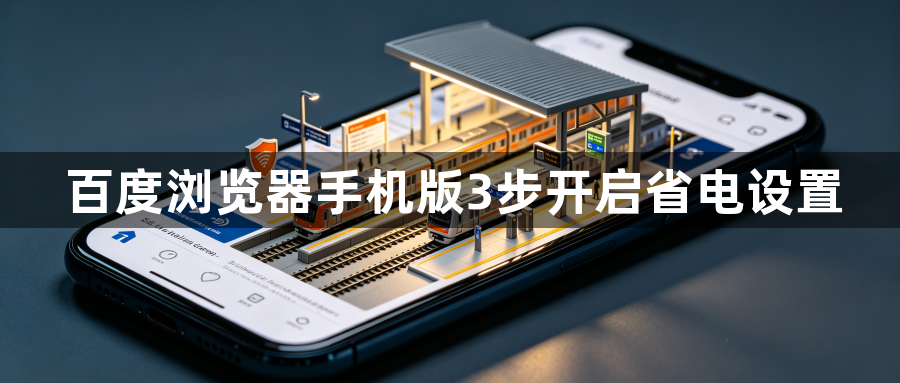 百度浏览器手机版3步开启省电设置1