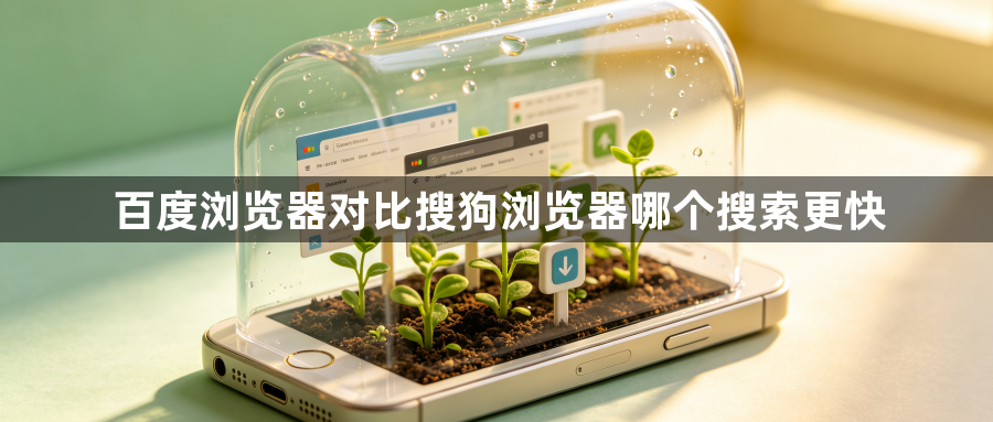 百度浏览器对比搜狗浏览器哪个搜索更快1