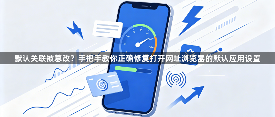 默认关联被篡改？手把手教你正确修复打开网址浏览器的默认应用设置1