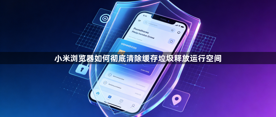 小米浏览器如何彻底清除缓存垃圾释放运行空间1