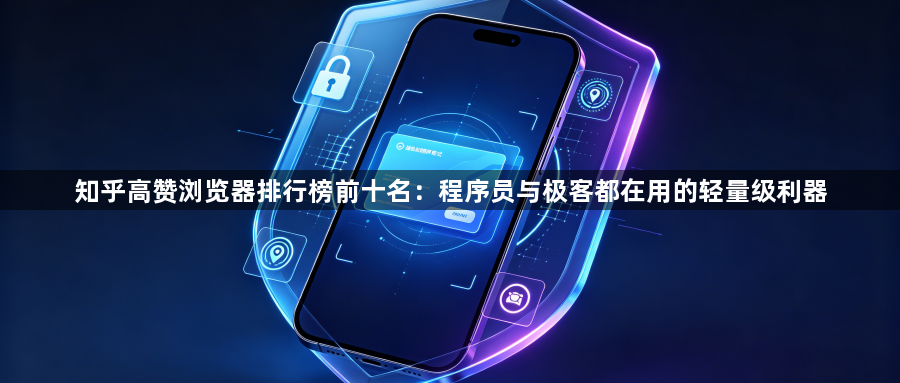 知乎高赞浏览器排行榜前十名:程序员与极客都在用的轻量级利器1