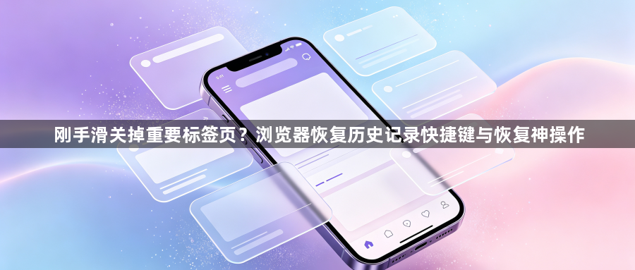 刚手滑关掉重要标签页？浏览器恢复历史记录快捷键与恢复神操作1