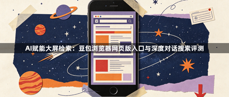 AI赋能大屏检索:豆包浏览器网页版入口与深度对话搜索评测1
