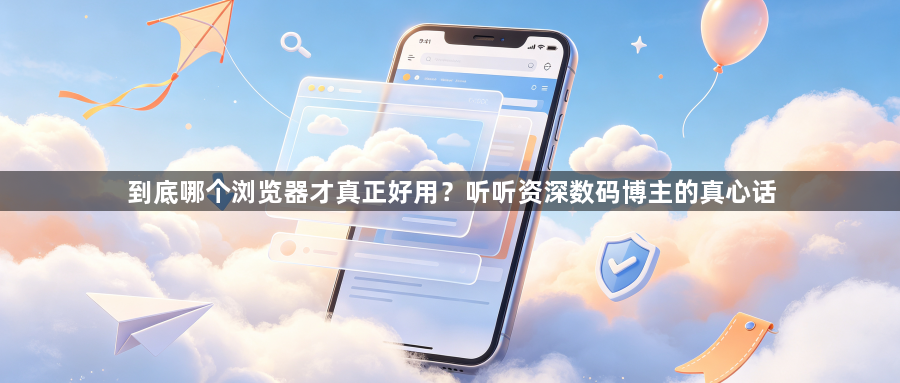 到底哪个浏览器才真正好用?听听资深数码博主的真心话1