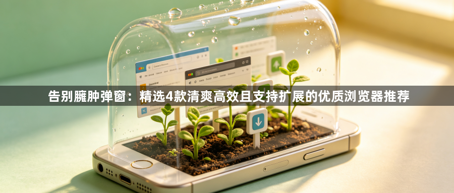 告别臃肿弹窗：精选4款清爽高效且支持扩展的优质浏览器推荐1