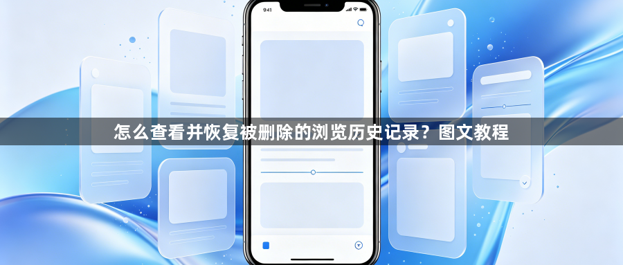 怎么查看并恢复被删除的浏览历史记录?图文教程1