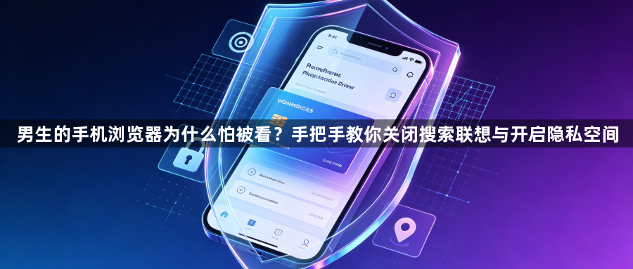 男生的手机浏览器为什么怕被看？手把手教你关闭搜索联想与开启隐私空间1